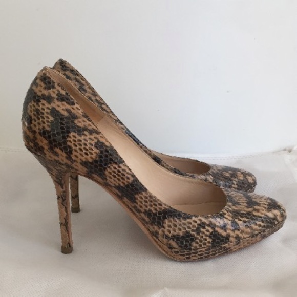 JIMMY CHOO - Snakeskin Platforms US 7.5 | IT 37.5 - Picture 3 of 6